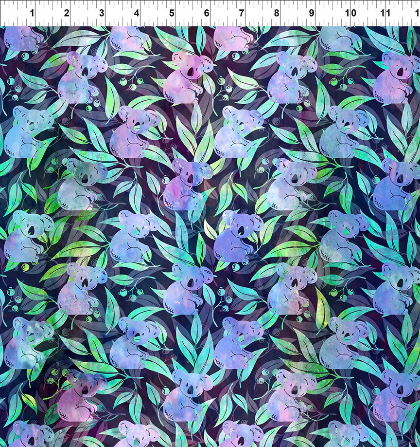 In The Beginning Australian Beauties Digital Koalas Purple