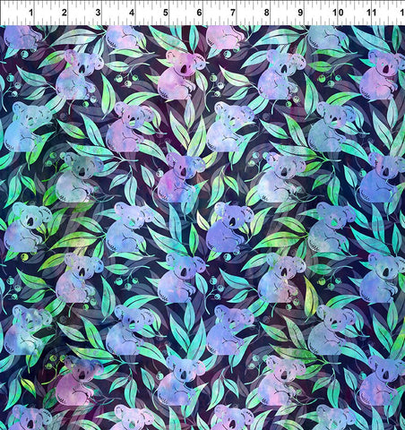 In The Beginning Australian Beauties Digital Koalas Purple