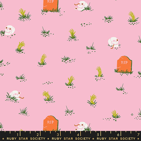 {New Arrival} Moda Ruby Star Society Tiny Frights Graveyard Peony Glow in the Dark