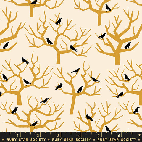 {Pre-Order October} Moda Ruby Star Society Tiny Frights The Birds Natural