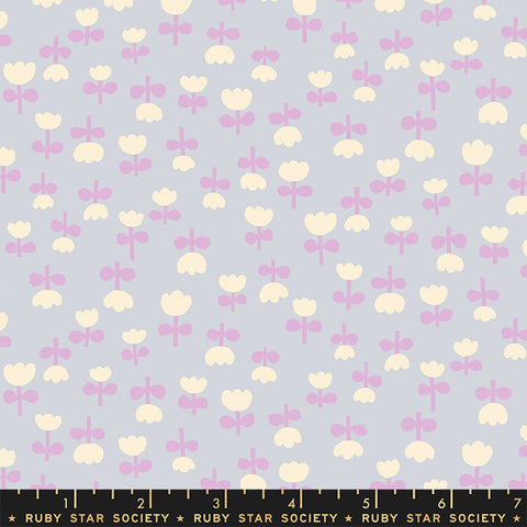 Moda Ruby Star Society Petunia Tulips Dove