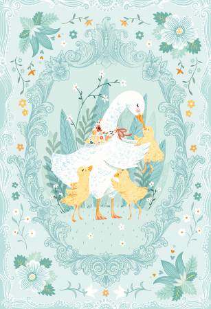 Studio E Ducky Tales Light Jade Ducky Panel 30in