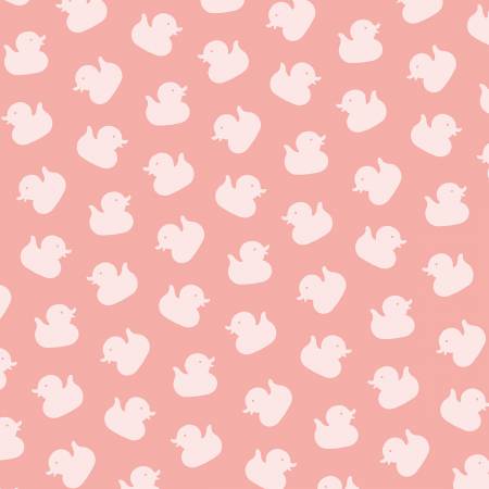 Studio E Ducky Tales Pink Monotone Ducks