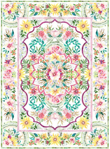 Moda Create Joy Project Eufloria Packaged Panel Rainbow