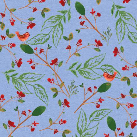 Windham A Walk in the Woods Blue Birds & Leaves