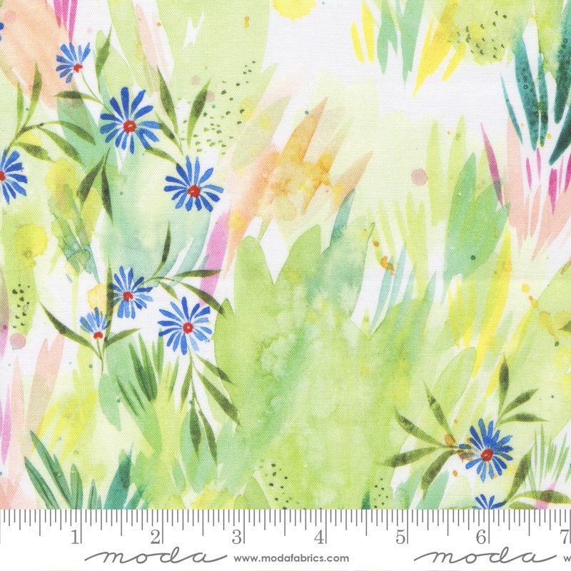 Moda Create Joy Project Eufloria Fields of Green Rainbow