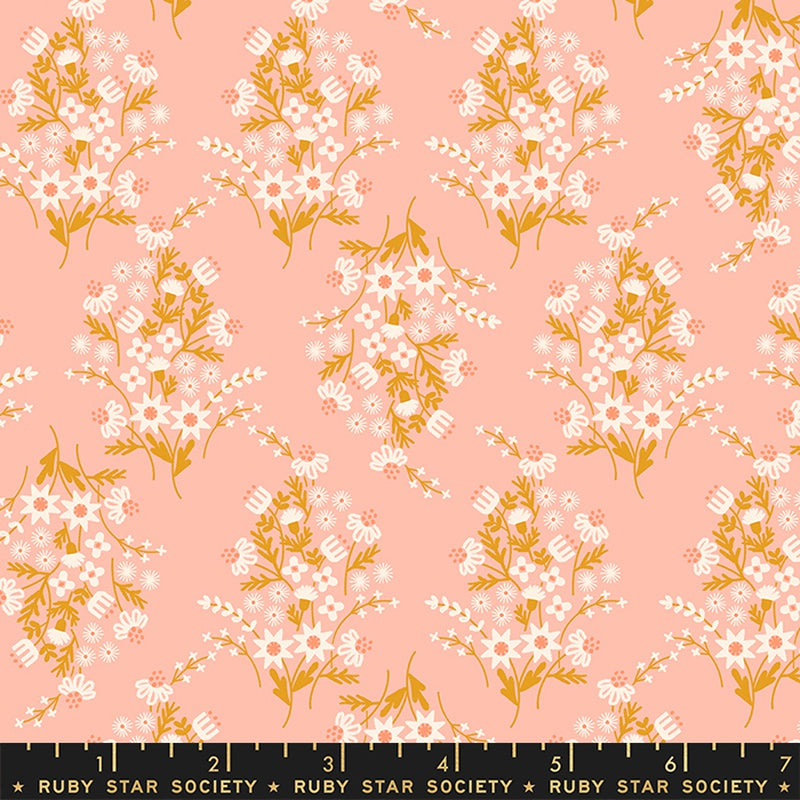 Moda Ruby Star Society Sunbeam Wild Flower Child Peach