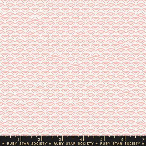 Moda Ruby Star Society Koi Pond Smile & Wave Peach Fizz FAT QUARTER