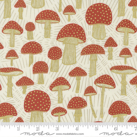 Moda Gingiber Meadowmere Toadstool Magic Cloud Metallic