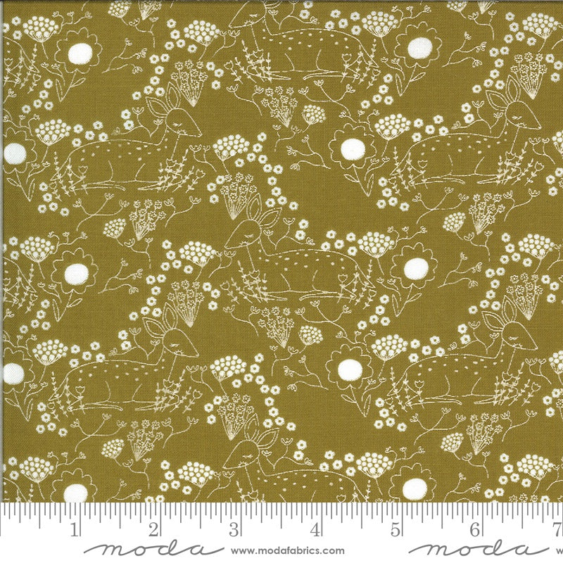 Moda Gingiber Dwell In Possibility Meadow Deer Umber