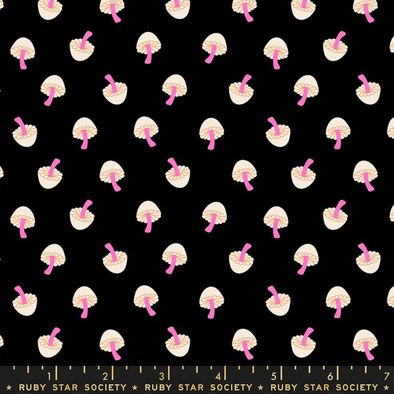 {New Arrival} Moda Ruby Star Society Tiny Frights Tiny Mushroom Black