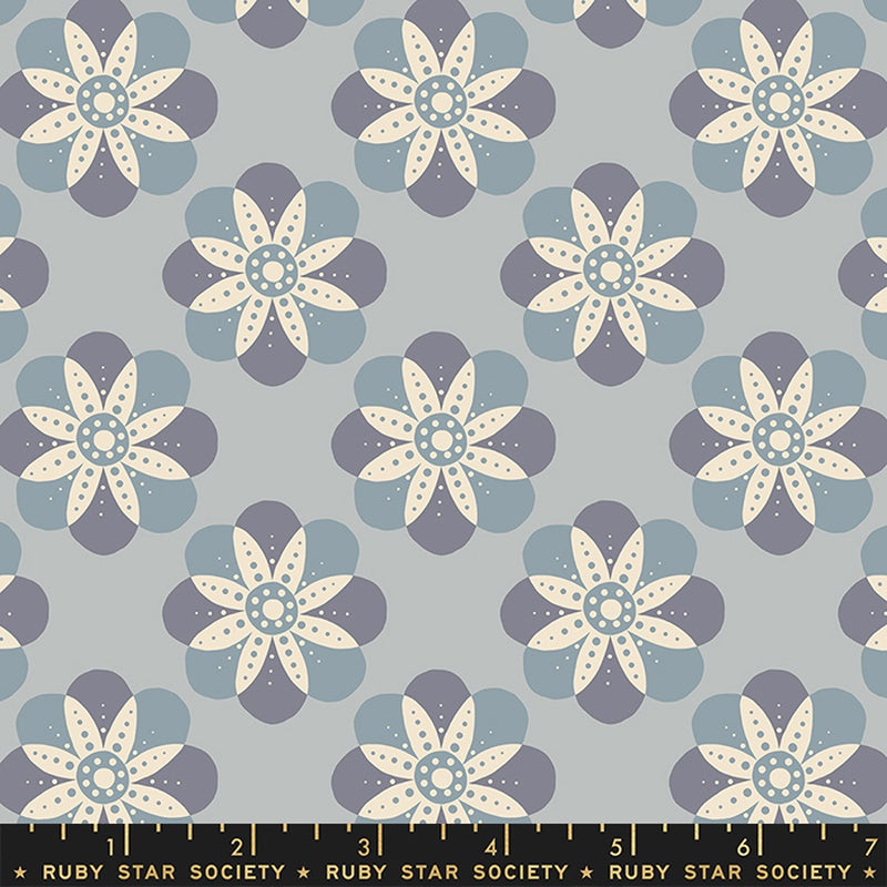 Moda Ruby Star Society Floradora Cherry Blossom Steel