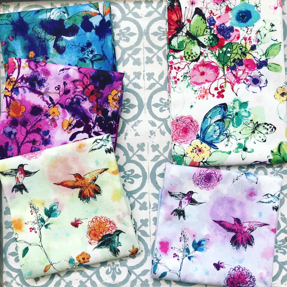 RJR Bloom Bloom Butterfly Fat Quarter Bundle x 5 FQ