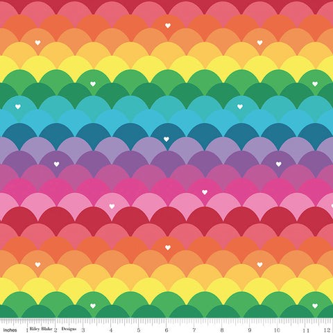 Riley Blake Dream Main Rainbow