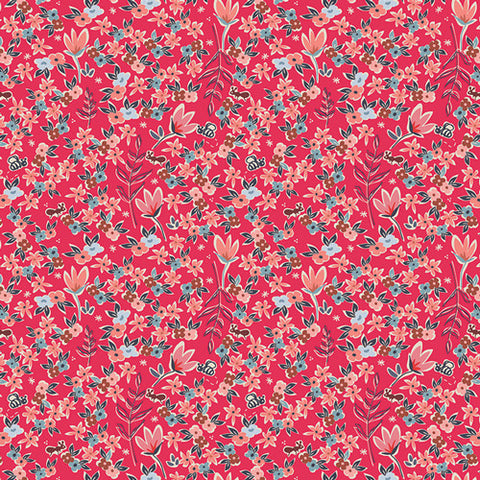 {New Arrival} Art Gallery Charleston KNIT Garden of Dreams Rouge