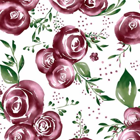 {New Arrival} Shannon Fabrics Digital CUDDLE Merlot Rosa Cuddle