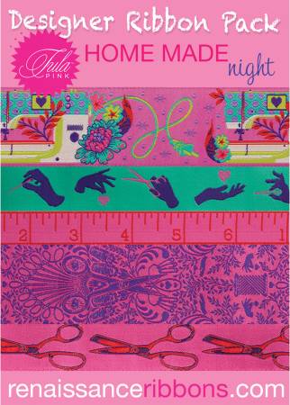 {New Arrival} Tula Pink Homemade Night Designer Ribbon Pack