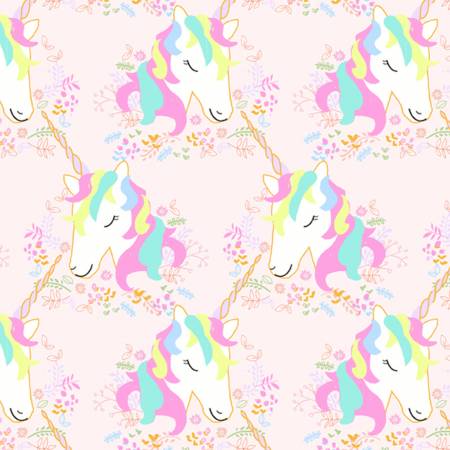 David Textiles Pre-Cuts Novelity Prints Goodnight Unicorn 90cm Panel