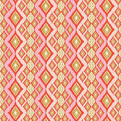 Art Gallery Fabrics Eve Exotic Bandana Ruby