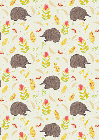 Amanda Brandl Monotremes & Marsupials Echidna Shuffle Cream