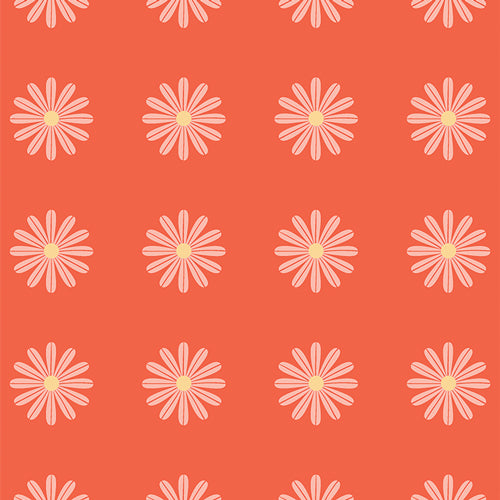 Art Gallery Fabrics Flower Bloom Choose Happy Tangerine