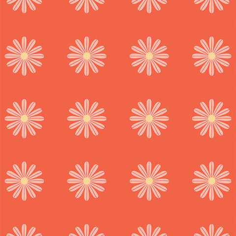 Art Gallery Fabrics Flower Bloom Choose Happy Tangerine