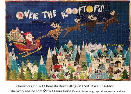 {New Arrival} Laura Heine Over The Rooftop Collage Pattern