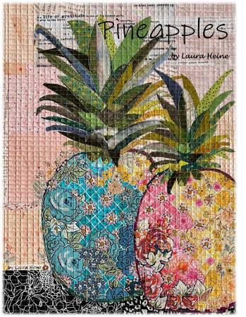 {New Arrival} Laura Heine Pineapple Collage Pattern