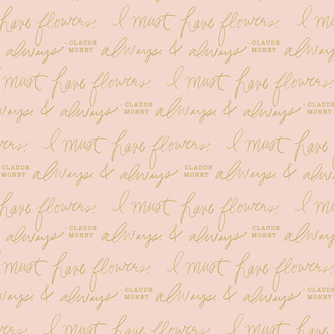 Art Gallery Fabrics Gathered Always & Always Luminance Metallic