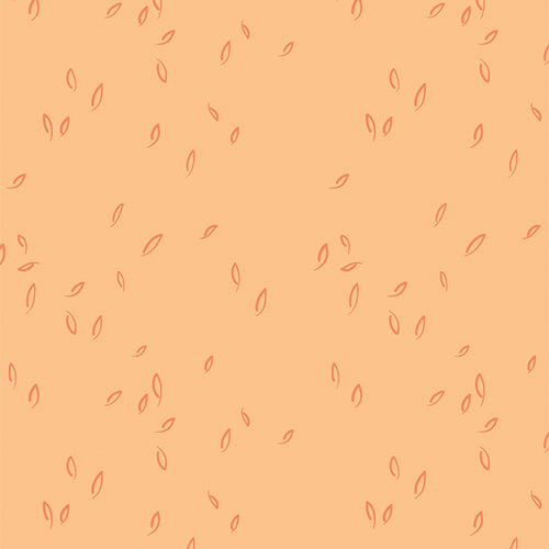 {New Arrival} Art Gallery Fabrics Hazelwood Dancing Leaves Apricot