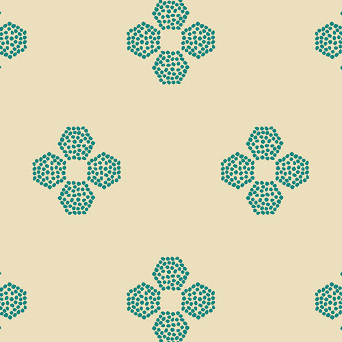 Art Gallery Indie Folk Droplet Petal Malachite