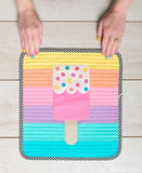 Tied with a Ribbon Rainbow Popsicle Quilt Pattern