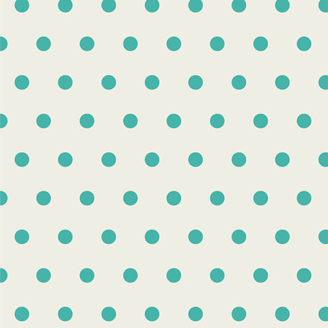 Art Gallery KNITS Spotted Bubbles Turquoise