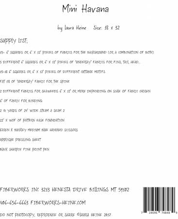 Laura Heine Mini Havana Collage Pattern