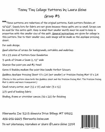 {New Arrival}Laura Heine Teeny Tiny Collage Pattern Group 3 Pattern