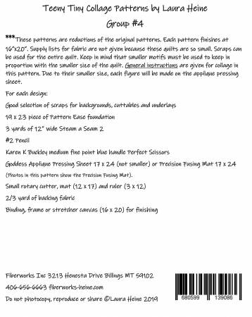 {New Arrival}Laura Heine Teeny Tiny Collage Pattern Group 4