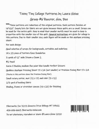 {New Arrival} Laura Heine Teeny Tiny Group 6 Collage Pattern