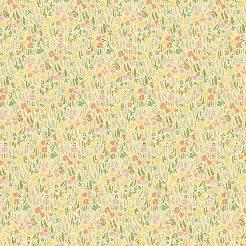 {New Arrival} Art Gallery Fabrics LullaBee Gardenland Sun