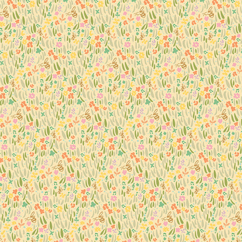{New Arrival} Art Gallery Fabrics LullaBee Gardenland Sun FAT QUARTER