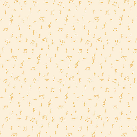 {New Arrival} Art Gallery Fabrics LullaBee Dancing Notes