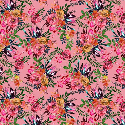 {New Arrival} Rathenart Designs Country Garden Blooms Country Blooms Flamingo Pink