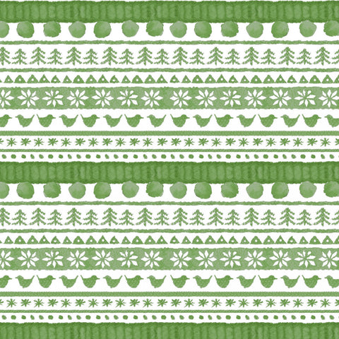 Maywood Studio Warm Wishes Sweater Stripe Green