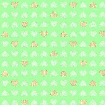 Michael Miller Believe Clover Heart of Gold Metallic