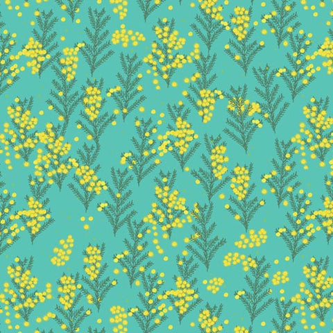 Amanda Brandl Outback Beauty Wattle Dance Turquoise