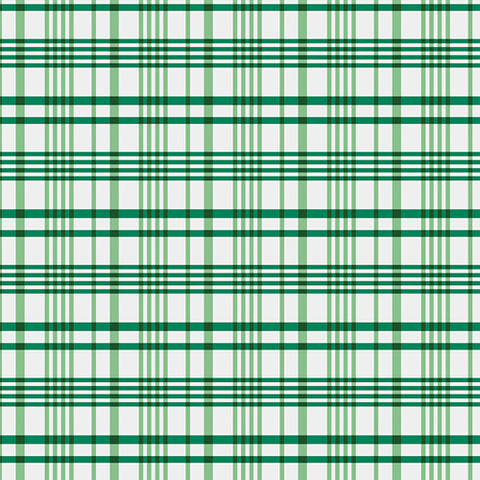 {New Arrival} Art Gallery Fabrics Storyteller Happy Plaid Vert