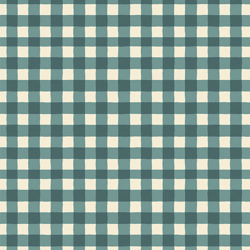 {New Arrival} Art Gallery Fabrics Storyteller Plaids Small Plaid of my Dreams Spruce
