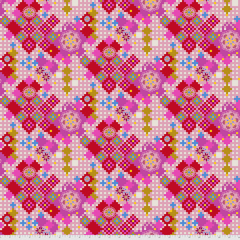 FreeSpirit Anna Maria Horner Love Always Postage Due - Candy