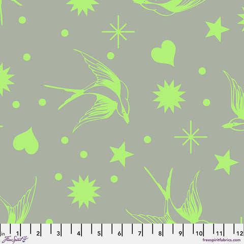 {New Arrival} Tula Pink Neon True Colours Neon Fairy Flakes Karma
