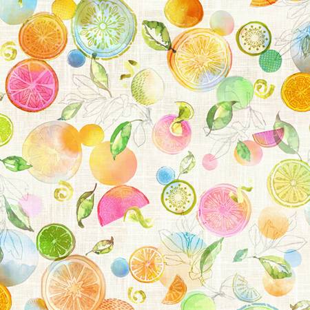 Hoffman Fabrics Citrus With a Twist Designer Digital