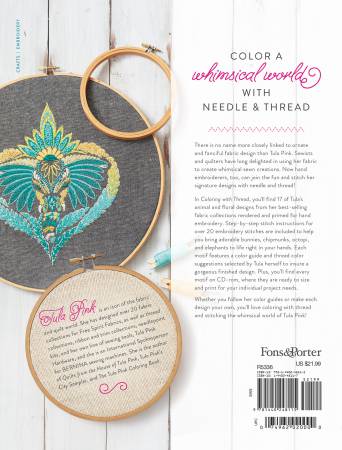 {New Arrival} Tula Pink Colouring with Thread